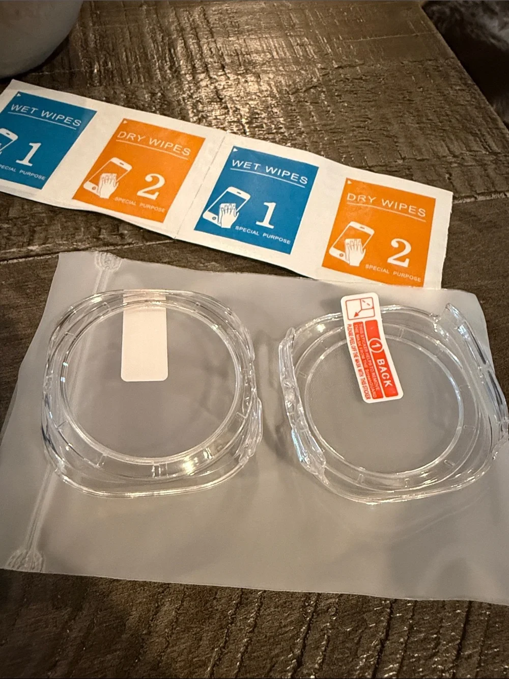 Smart Watch Protective Case Covers - 2 Pack - Clear